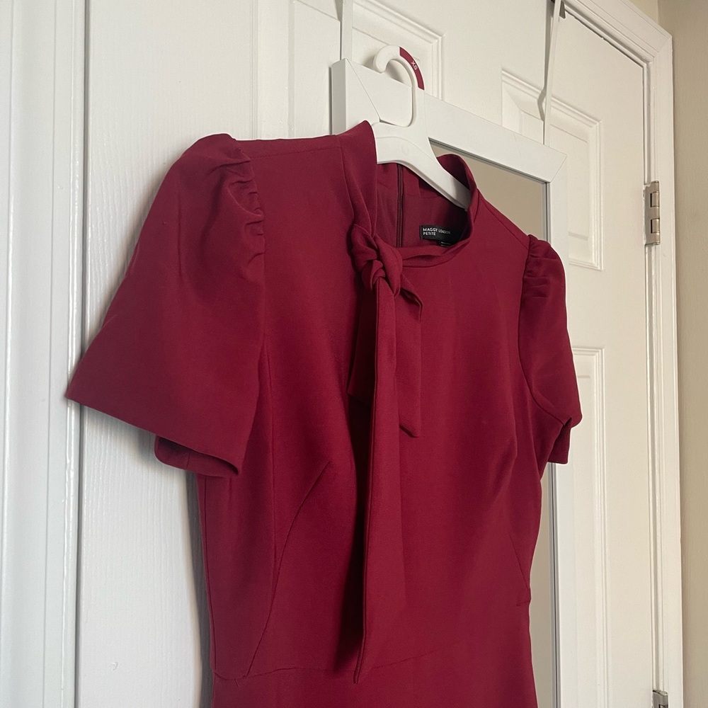 Maggy London Petite Red Dress